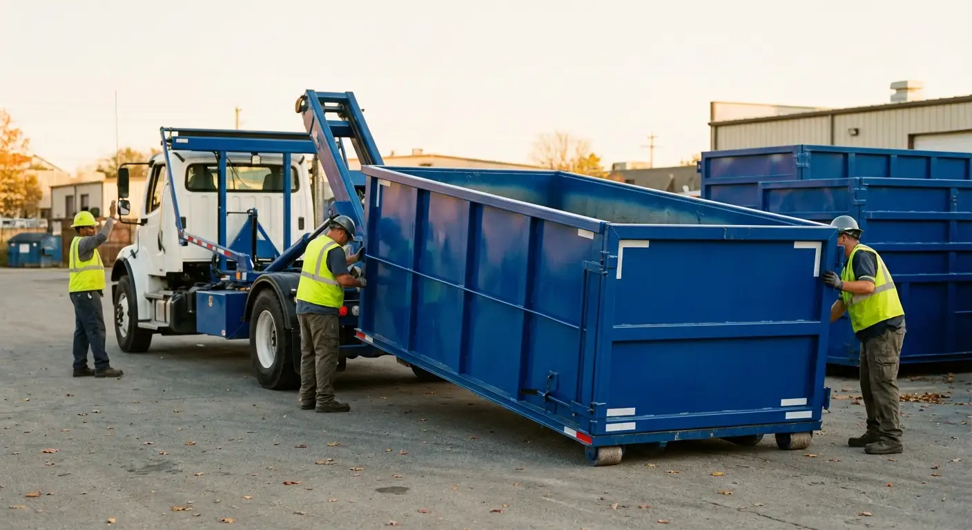 Commercial waste management and dumpster rental logistics in Omaha, NE