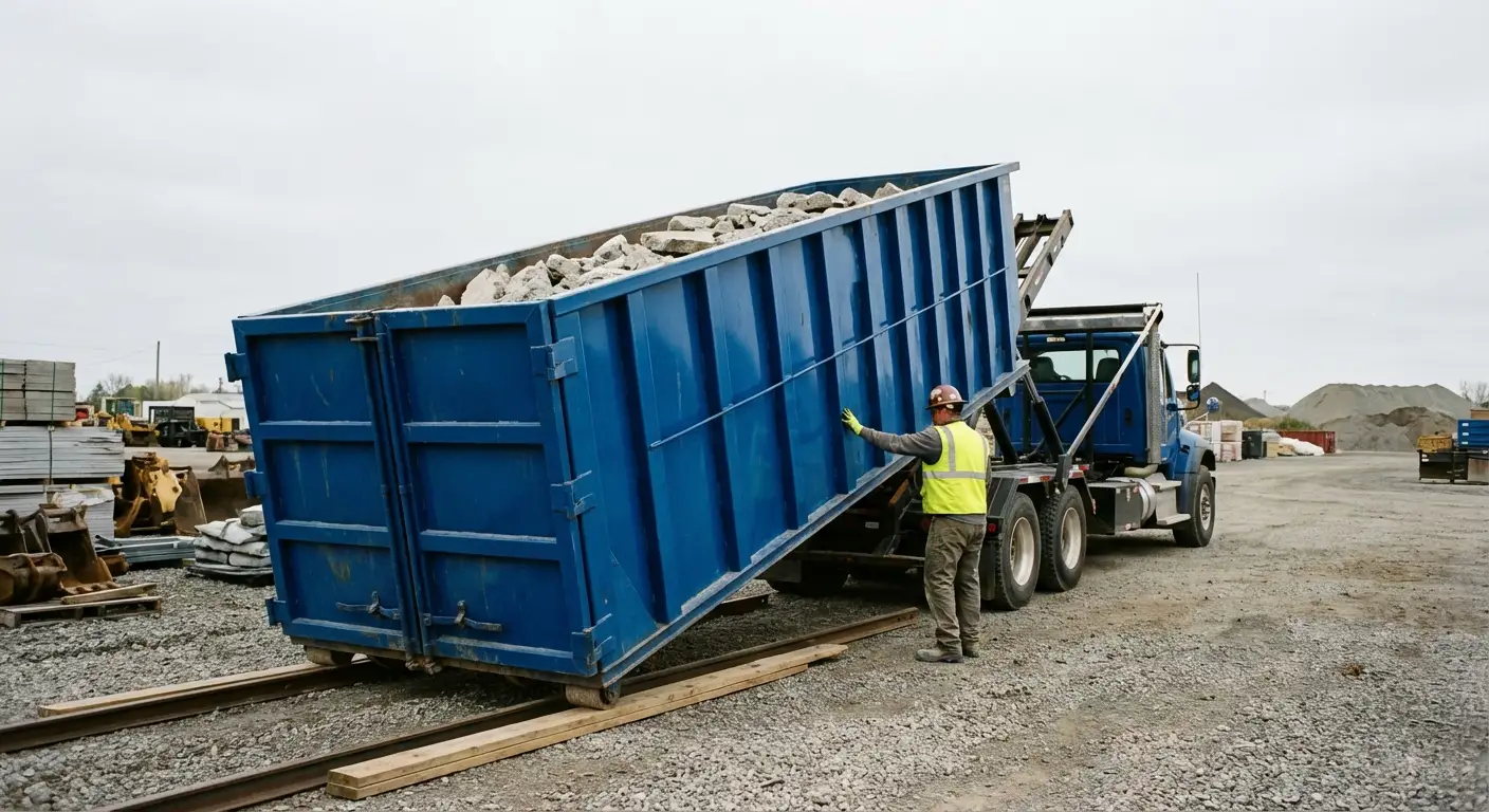 Heavy duty concrete dumpster specifications in Omaha, NE