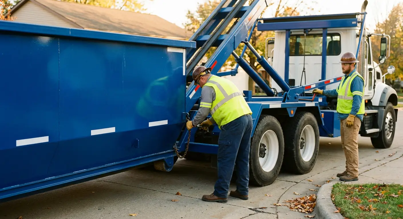 Dumpster delivery safety protocols in Omaha, NE