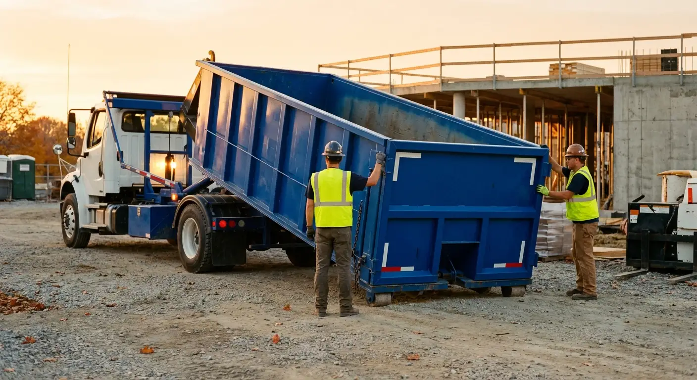 Commercial dumpster rental delivery in Omaha, NE