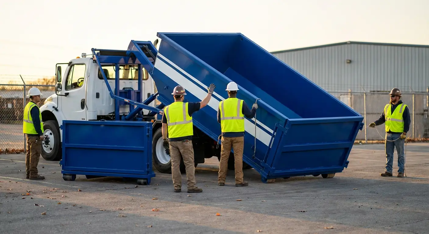 Roll-off dumpster service in Omaha, NE