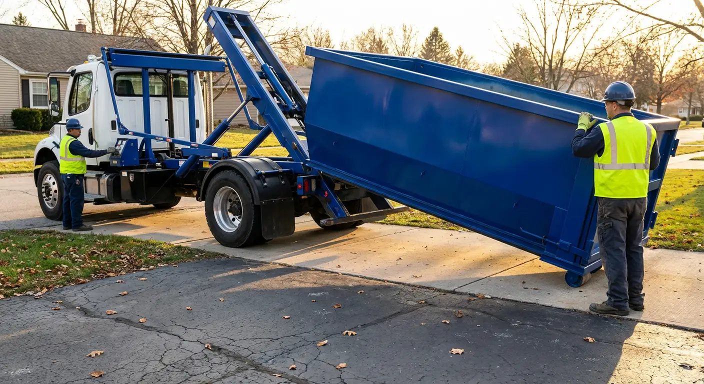 Roll-off dumpster rental service in Omaha, NE