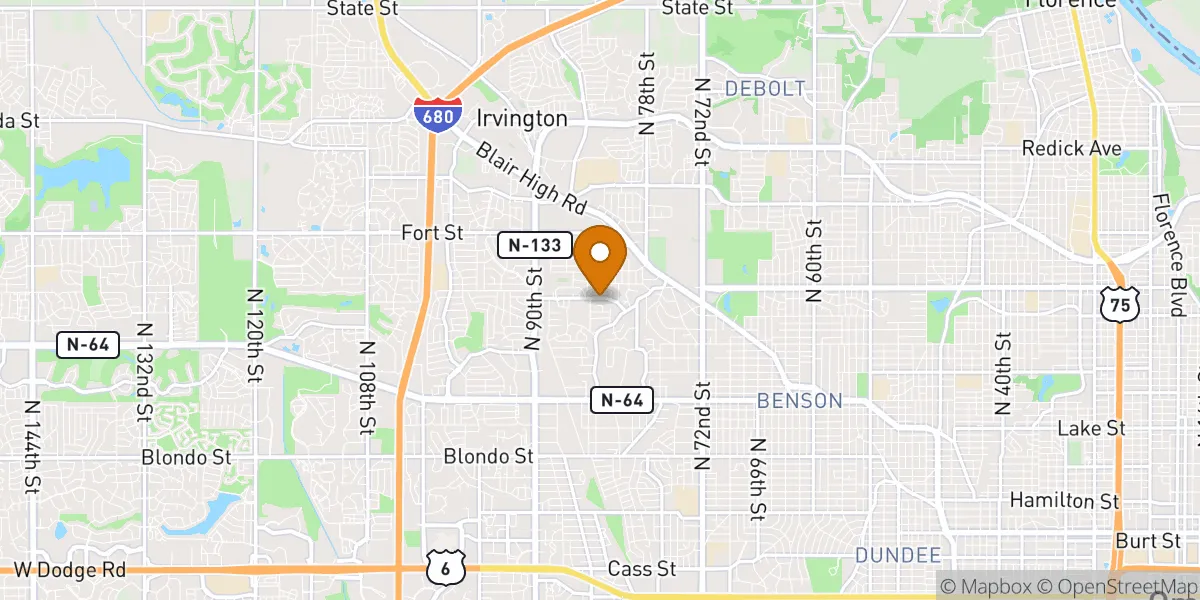  neighborhood map in Omaha, NE