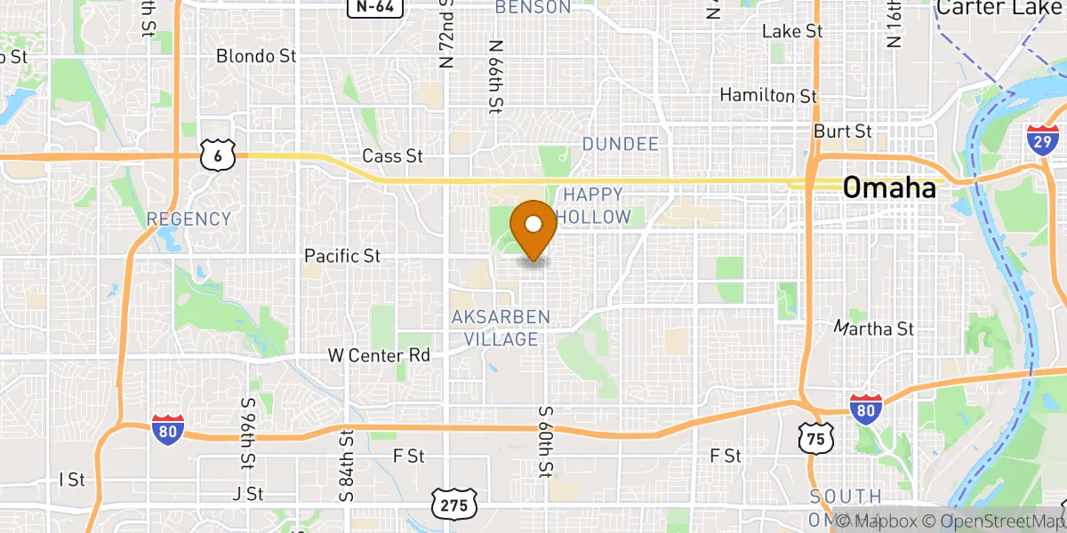  neighborhood map in Omaha, NE