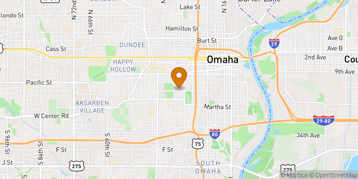  neighborhood map in Omaha, NE