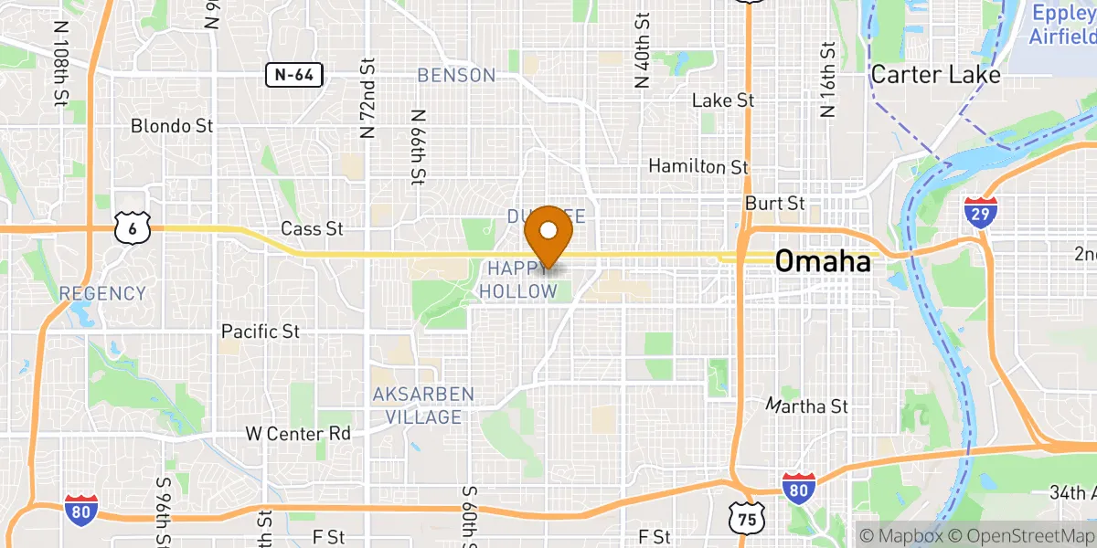  neighborhood map in Omaha, NE