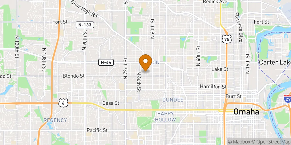  neighborhood map in Omaha, NE