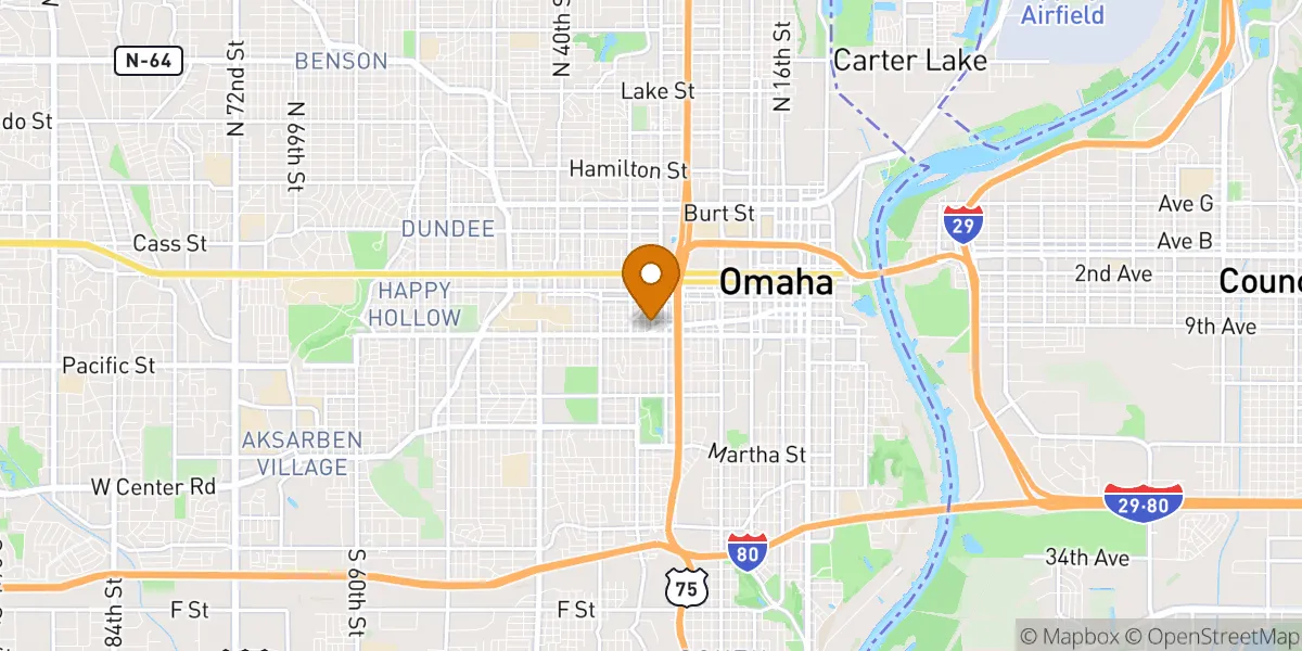  neighborhood map in Omaha, NE