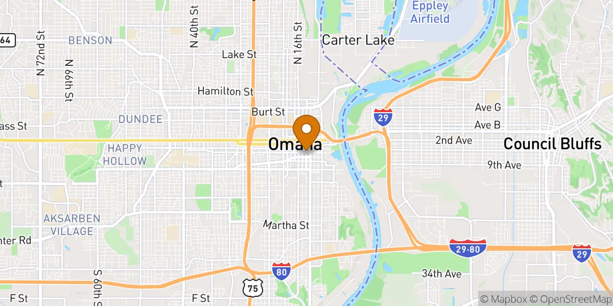  neighborhood map in Omaha, NE